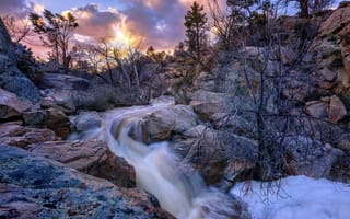 Картинка камни, скалы, речка, Arizona, США, Prescott