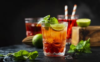 Картинка лед, коктейль, Oxana Denezhkina, лайм