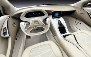 Картинка Mercedes-Benzs, руль, салон, concept