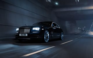 Картинка Rolls-Royce, врайт, Black, черный, Wraith, роллс-ройс, Coupe
