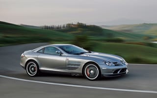 Картинка Mercedes-Benzs, Тоскана, пейзаж, купе, concept