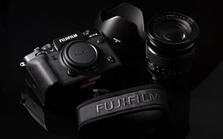 Картинка фотоаппарат, FUJIFILM, объектив, X-T4