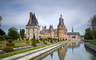 Картинка замок, Франция, Château de Maintenon, Maintenon