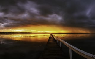 Картинка twilight, panorama, Long