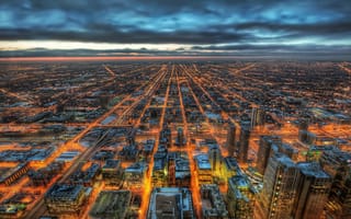 Картинка мегаполис, illinois, Чикаго, США, skyscrapers, Chicago