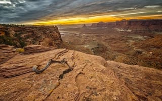 Картинка каньон, скалы, США, Аризона, долина