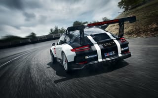 Картинка Порше, Porsche, 911 GT3 Cup, 2017, гоночное купе