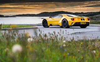 Картинка Форд, суперкар, Атлантическое шоссе, Norway, Ford GT, 2017, Ford, Atlantic Ocean Road, Норвегия