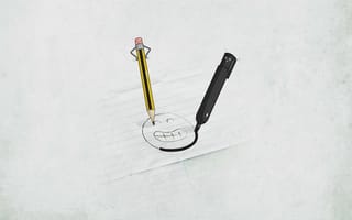 Картинка смайл, pencil, минимализм, smile, minimalism, marker, карандаш, маркер