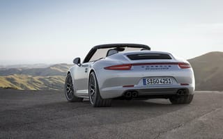 Картинка Порше, Carrera GTS Cabriolet, Porsche 911, 2015
