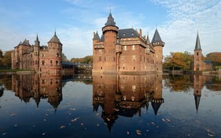 Картинка замок, голландия, castle, city, город, netherlands