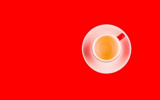Картинка чай, красный, чашка, цвет