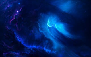 Картинка energy, sci fi, blue, Cosmos