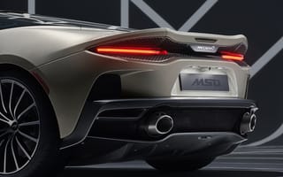 Картинка фары, McLaren GT, вид сзади, McLaren, суперкар, зад
