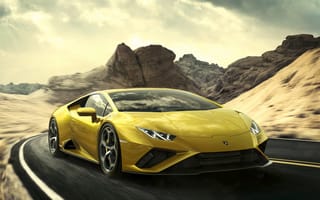 Картинка скорость, Huracan Evo, Lamborghini, 2020, Huracan