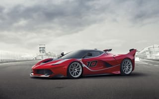 Картинка Ferrari, красный, FXX K, Феррари, передок, суперкар