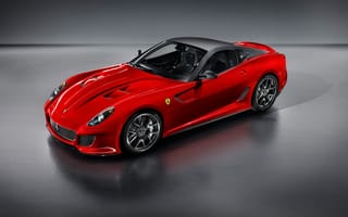 Обои Ferrari, красный, 599 GTO, спорткар