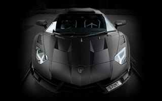 Обои Lamborghini, Aventador, ламборгини, чорный, авентадор