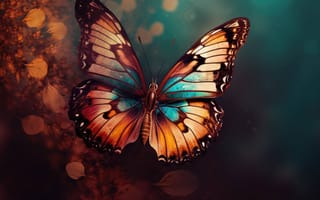 Картинка мотыльки и бабочки, животное, беспозвоночное, бабочка, насекомое, середина пути, ИИ искусство, генеративный ИИ, созданный ИИ