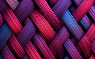 Картинка переплетение тканевых нитей, текстиль, деталь ткани, текстильная абстракция, ИИ искусство