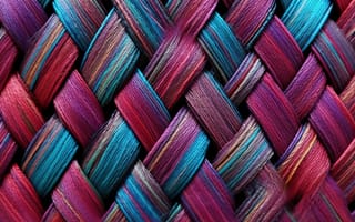 Картинка переплетение тканевых нитей, текстиль, деталь ткани, текстильная абстракция, ИИ искусство