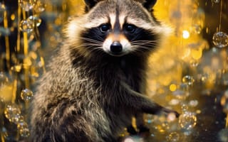 Картинка нежное свечение, соседняя среда, ночное сияние, безмятежное плавание, ИИ искусство