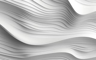 Картинка 3d иллюстрация, четкий монохромный, структурированный поток, минималистичные волны, точные тени, текстурированная резкость, глубина, архитектурный, ИИ искусство