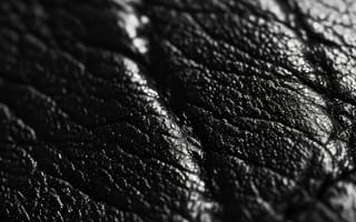 Картинка кожа, текстура, черный, макрос, шаблон, материал, крупный план, подробный, высокое разрешение, поверхность, ИИ искусство