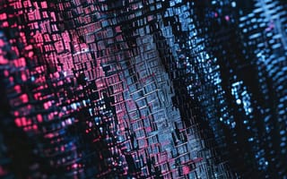 Картинка абстрактный, красочный, красный, синий, вертикальные линии, текстура, современный, рисование, искусство, экспрессионизм, капающая краска, яркий, отражение, ИИ искусство