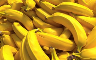 Картинка бананы, желтый, шаблон, фрукты, спелые бананы, свежие продукты, творческий, еда, яркий цвет, минималистичный фруктовый дизайн, тропический фрукт, здоровая пища, ИИ искусство
