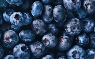 Картинка синий, фрукты, ягоды, черника, крупный план, текстура, спелый, свежий, здоровый, органический, антиоксидант, ИИ искусство