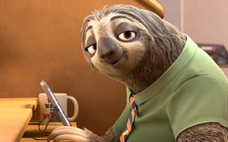 Картинка Зверополис, sloth, Zootopia, cartoon, Ленивец