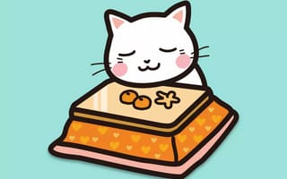 Картинка каваи, милый, Кот, котенок, животное, домашний питомец, кекс, сладости, вкуснятина, еда, вкусные, маленький, крошечный, детеныш