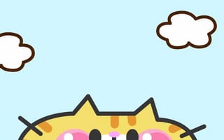 Картинка каваи, милый, Кот, котенок, животное, домашний питомец, маленький, крошечный, детеныш, плавать, круг для плавания, лето