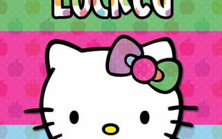 Картинка каваи, милый, Hello Kitty, котенок, Кот, маленький, розовый, лук, одеваться, животное