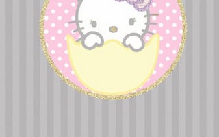 Картинка Кавай, кавайи, кавай, милый, Hello Kitty, Хелло Китти, Kitty, Китти, белый, котенок, кошка, маленький, маленькая, бант, животное, милая, мультфильм, персонаж, санрио, sanrio
