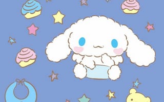 Картинка каваи, милый, Cinnamoroll, щенок, собака, белый, маленький, животное, игрушка, нести, плюшевый мишка, лошадь, младенец