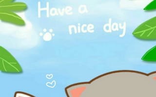 Картинка каваи, милый, Mochi Mochi Peach Cat, котенок, Кот, моти, чиби, маленький, крошечный, Примечание, буквы, текст, сообщение, мотивировать, Цитировать