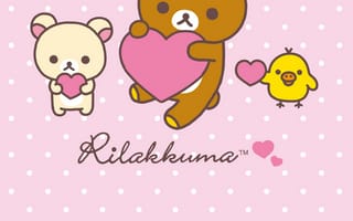 Картинка каваи, милый, Rilakkuma, нести, маленький, крошечный, детеныш, цыпленок, курица, птица