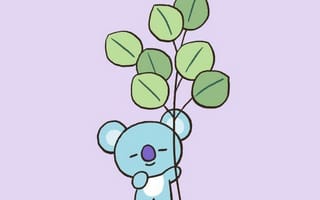 Картинка каваи, милый, Koya, Rapmon, коала, детеныш, младенец, животное, Bt21, бт