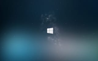 Картинка обои, Windows, фоновое изображение, космос, графика, технологии, синий