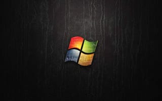 Картинка логотип, Windows, обои, текстура, черный, гладкий, цветной