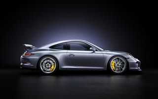 Картинка автомобиль, спорткар, Porsche, дизайн, серебристый, колеса, технология, фото, обои, модерн