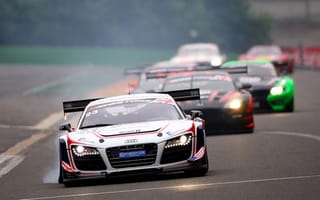 Картинка гонки, автомобили, спорт, трасса, скорость, Audi, моторспорт, соревнования, дрифт, пейзаж