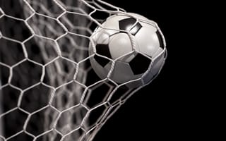 Картинка футбол, мяч, ворота, сеть, спорт, игра, гол