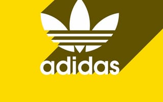 Картинка адидас, логотип, желтый, спорт, мода, обои, графика