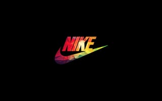 Картинка Nike, логотип, обои, спорт, мода, цветной, графика