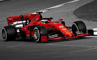 Картинка Формула 1, автомобиль, гонка, спорт, красный, трасса, скорость