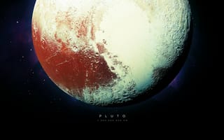Картинка Плутон, космос, планета, астрономия, галактика, небо, картинка