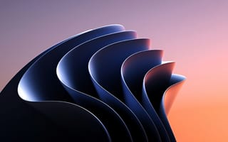 Картинка абстракция, гладкий, формы, дизайн, футуризм, цвет, текстура